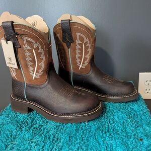 Ariat Brown and Tan Western Boots